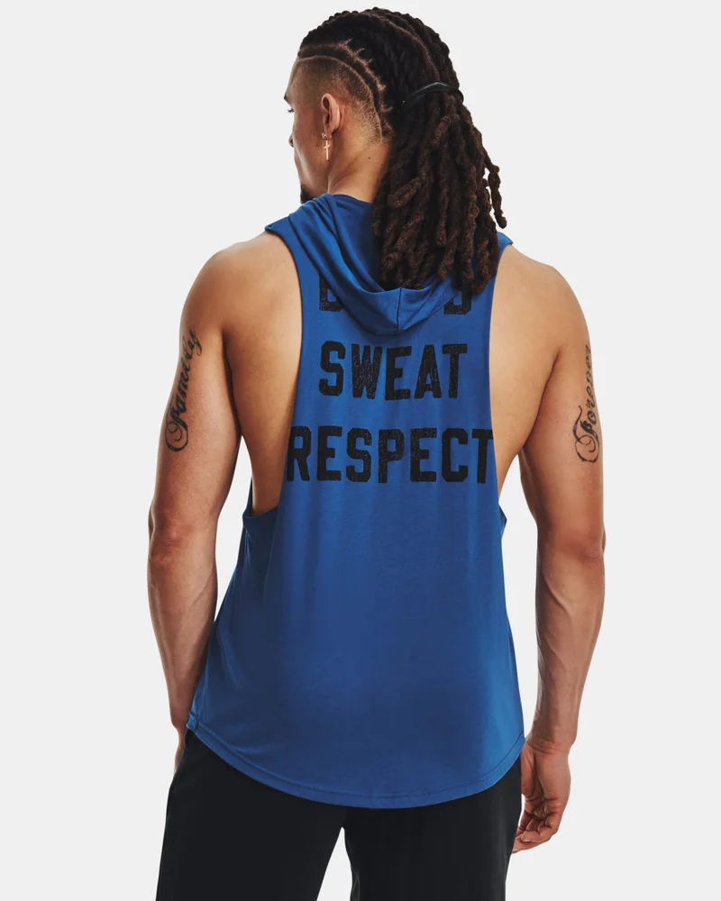 UNDER ARMOUR Men's Project Rock BSR Bull Sleeveless Hoodie